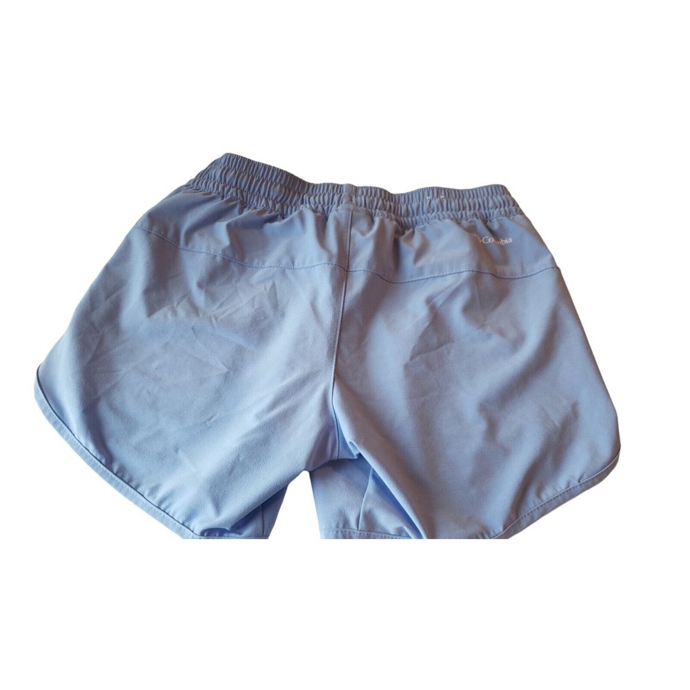 Columbia Size S Womens Lavender Stretch Waist Drawstring Athletic Running Shorts